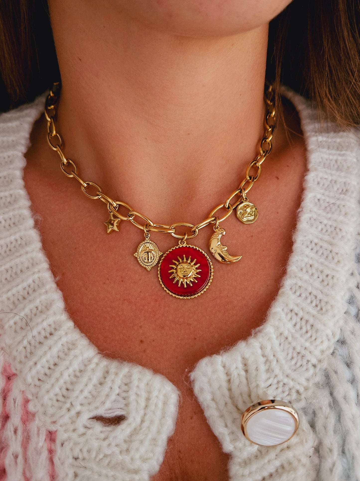 Collana Ciondolo Sole
