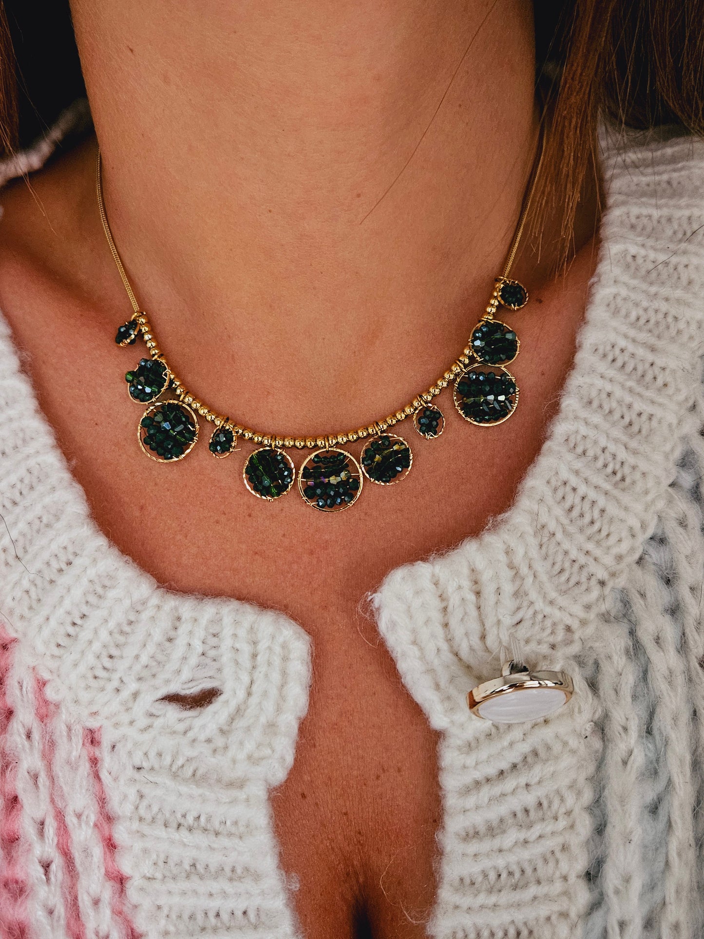 Collana Sfere di Cristallo