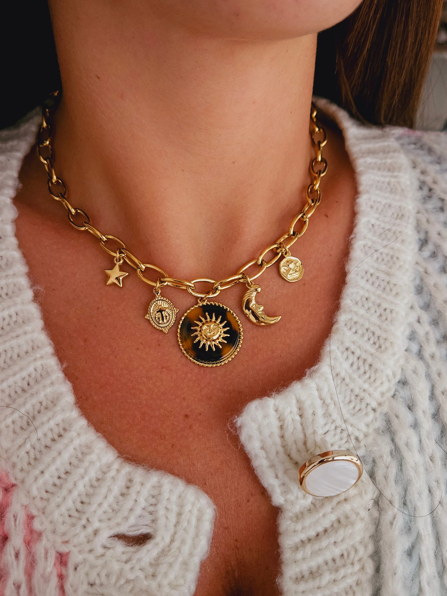 Collana Ciondolo Sole