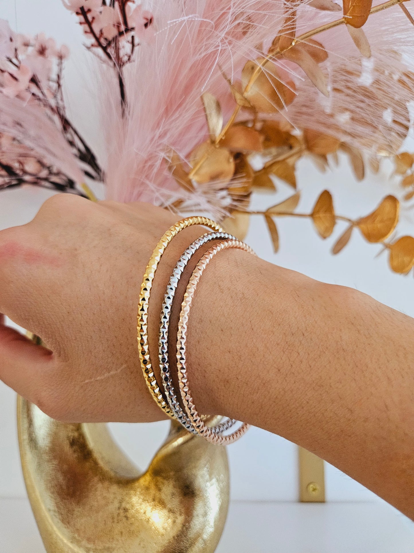 Bracciali Tre ori rigidi