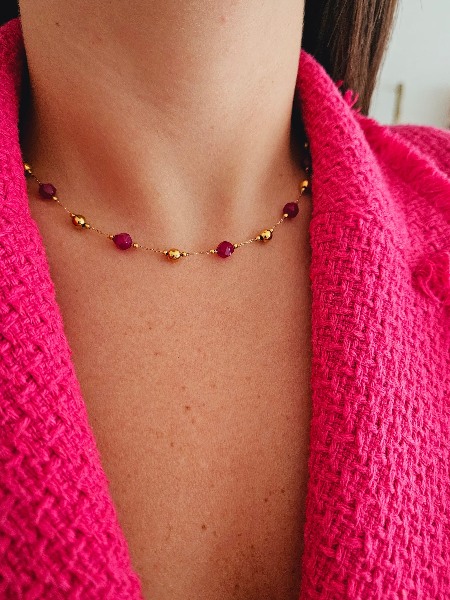 Collana Sfere Crystal