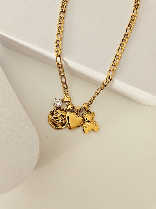 Collana Teddy charm